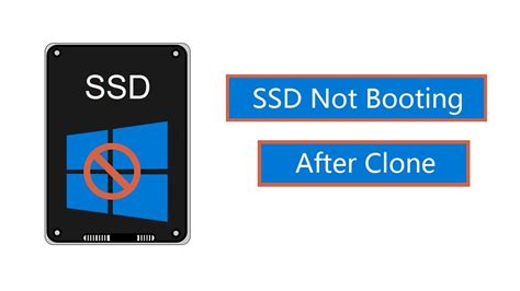 clone ssd not booting